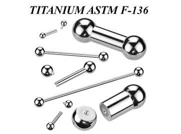 Штанга из титана Ti Metal 2мм