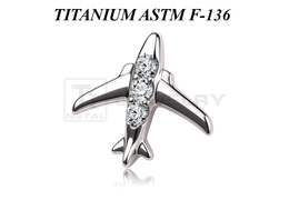 Накрутка из титана Ti Metal самолёт