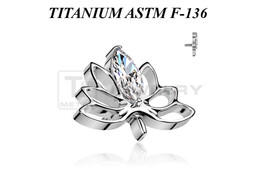 Накрутка из титана Ti Metal сияющий лотос