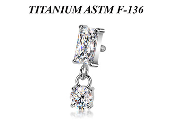 Накрутка из титана Ti Metal ониксия