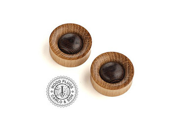 Плаги Carlo & Son инкрустированные, пара