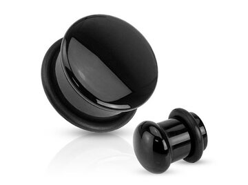 Плаги из черного агата