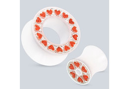 Тоннели из акрила сердечки