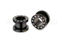 Тоннели анодированные со стразами