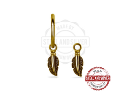 Подвеска Steel and Silver золотое перо