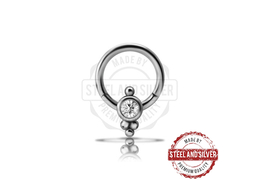 Кликер Steel and Silver с кластером Swarovski Кликер Steel and Silver с кластером Swarovski