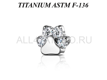 Накрутка из титана Ti Metal лапка