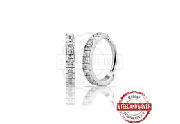 Кликер Steel and Silver с сетом фианитов Кликер Steel and Silver с сетом фианитов