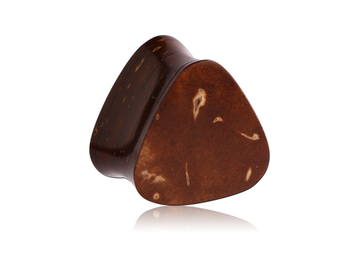 Треугольные плаги из скорлупы кокоса, пара