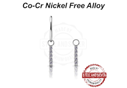 Подвеска Steel and Silver сет кристаллов Premium Zirconia