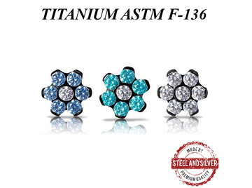 Накрутка черный цветок