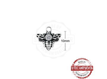 Подвеска Steel and Silver пчела